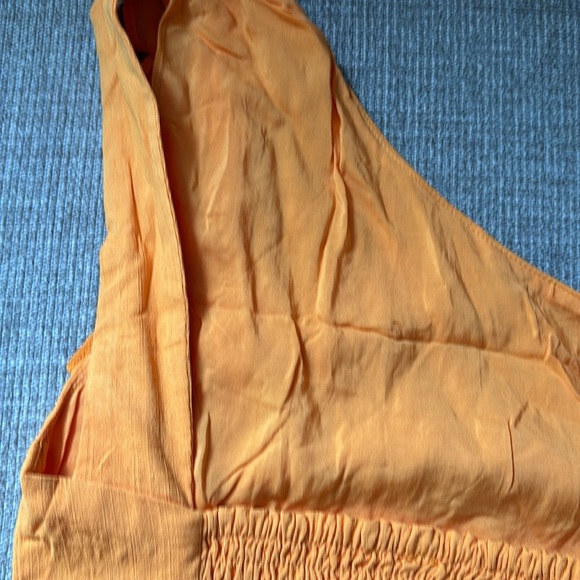 Free People Brea One Shoulder Top. NWOT. Marigold - Picture 13 of 15